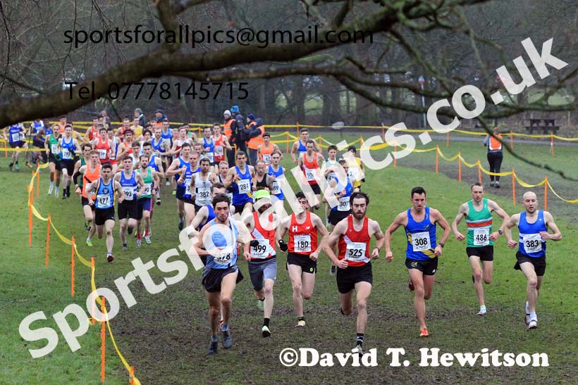 Senior Mens 2023 Northern Cross Country Champs., Witton Park, Blackburn. Photo: David T. Hewitson/Sports for All Pics